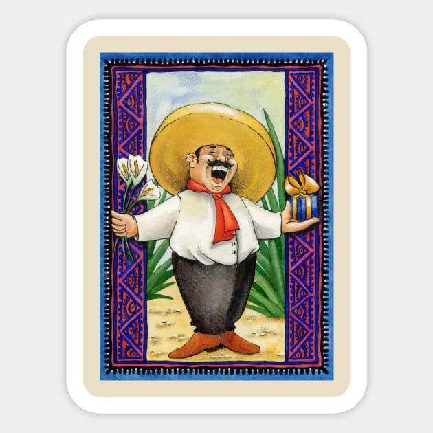 MARIACHI SINGER Sticker by Colette